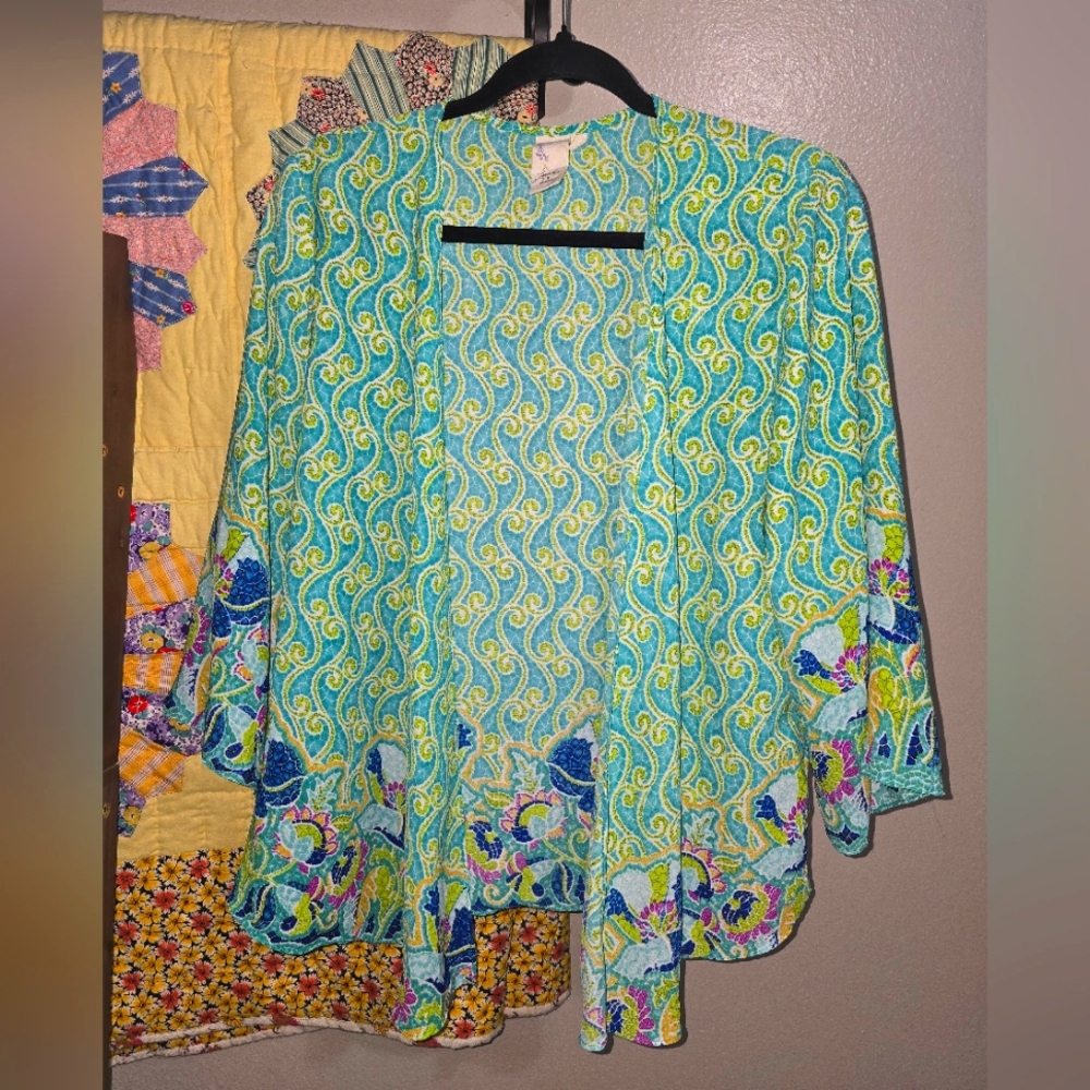 Lavender & Honey kimono jewels tones M